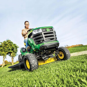 John Deere X107 Side Discharge 42" Ride On Lawn Mower - Image 6