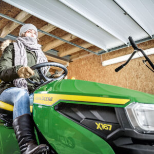 John Deere X167 Side Discharge and Mulching 48" Ride On Lawn Mower - Image 2
