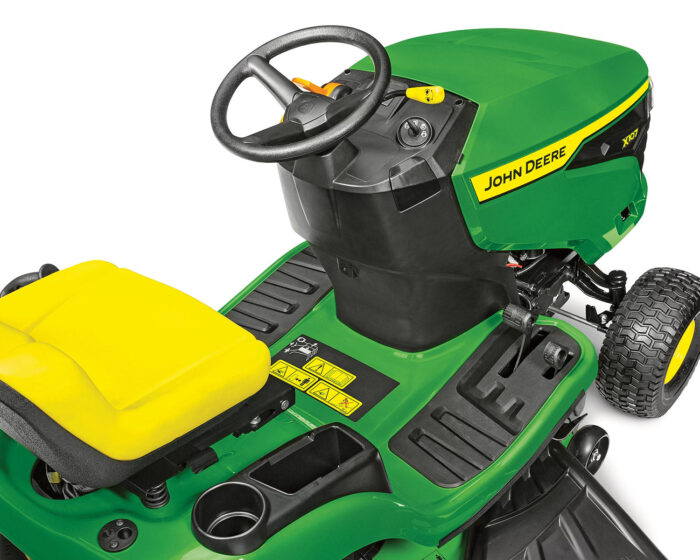 John Deere X107 Side Discharge 42" Ride On Lawn Mower - Image 3