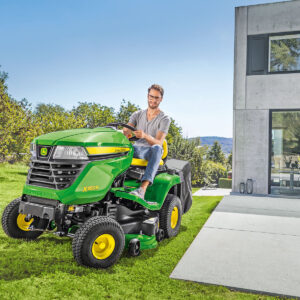 John Deere X350R Rear Collect and Mulching 42" Ride On Lawn Mower - Image 2